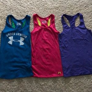 Bundle of 3 under armor workout tanks